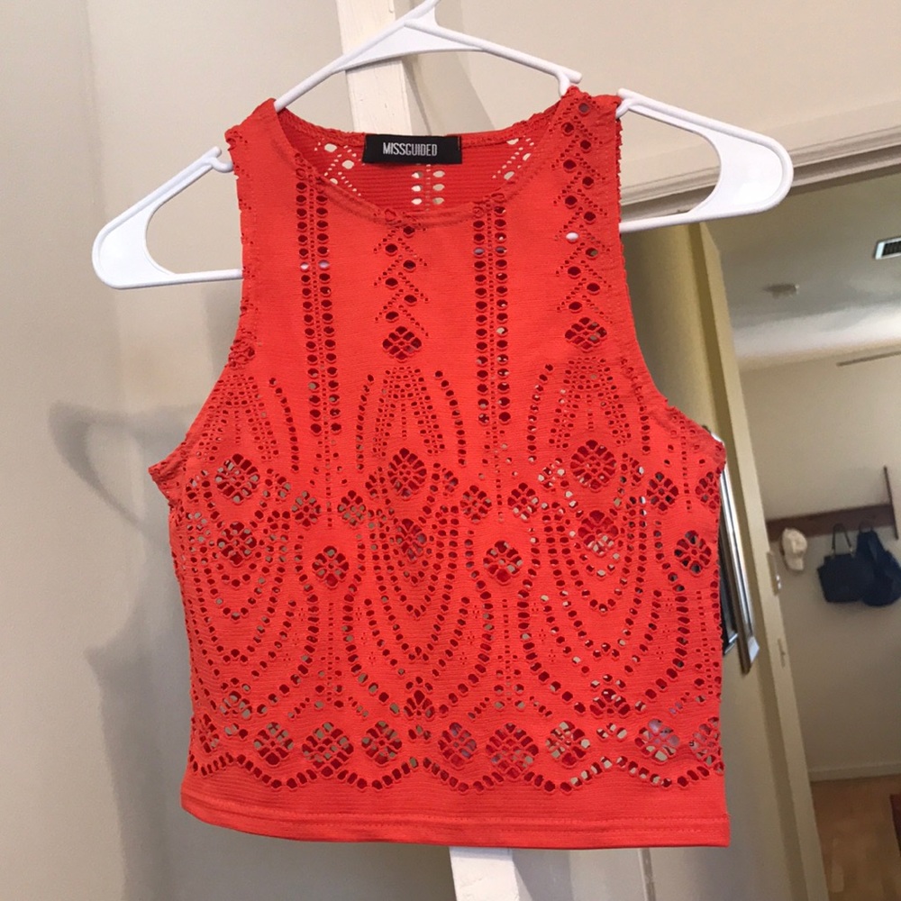 Orange Crop Top